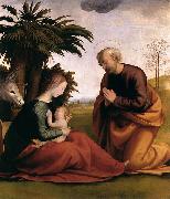 Fra Bartolomeo The Rest on The Flight into Egypt painting